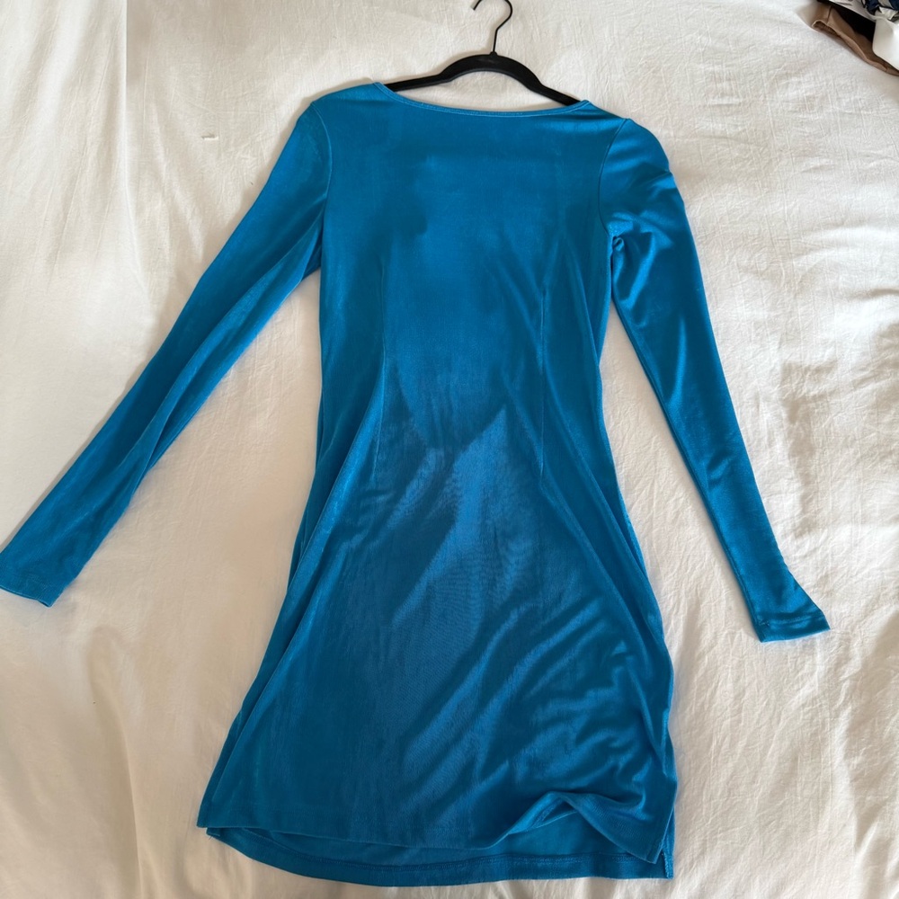 Lioness Vibrant Blue Long Sleeve Dress